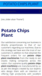 Mobile Screenshot of potatochipsplant.com